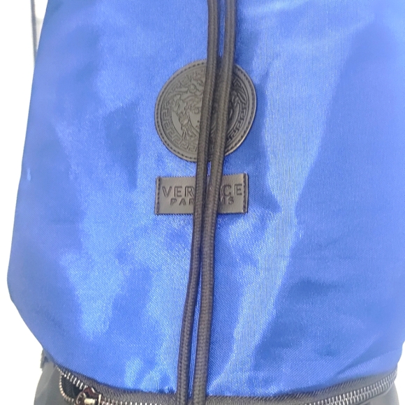 Versace blue bucket Backpack - Picture 3 of 11